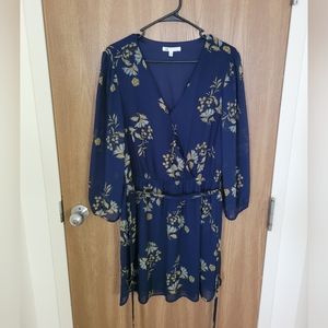 DR2 3/4 Sleeve Floral Dress